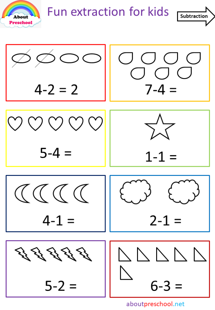 Fun Extraction Fun extraction for kids (black and white) - About Preschool