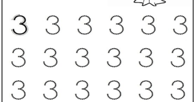 my fun number worksheet – About Preschool