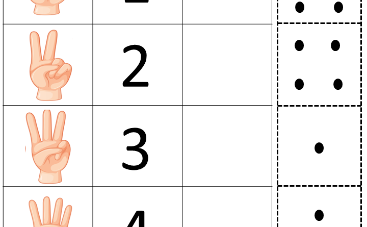 Number matching - About Preschool