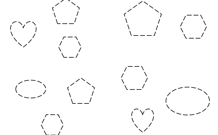 fun shapes worksheet about preschool
