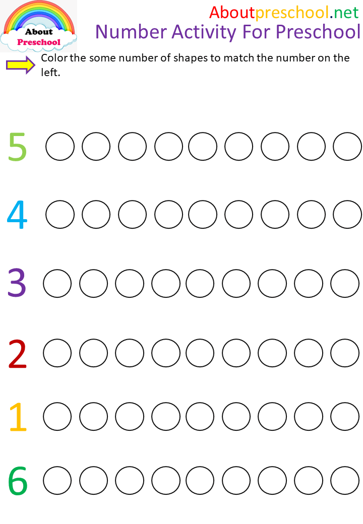 Number Activity Sheet