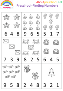 Preschool-Finding Numbers