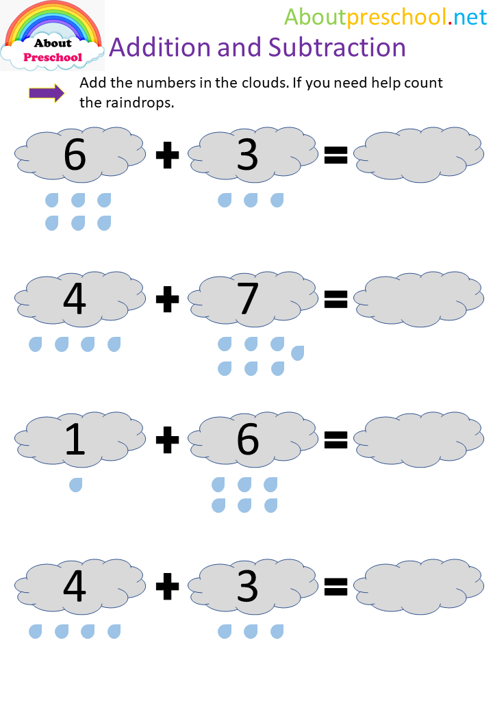 Addition and Subtraction Worksheets 22
