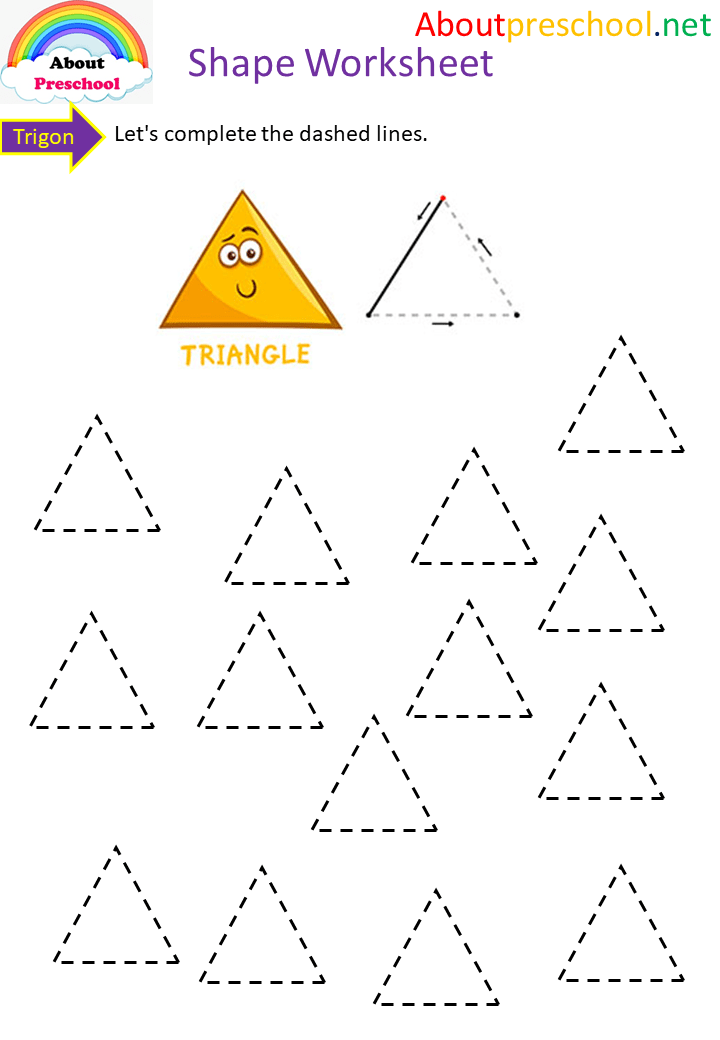 Shapes Worksheet Trigon