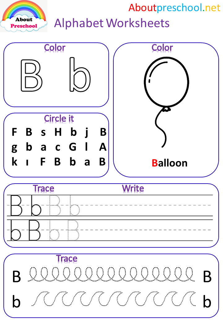 Alphabet Worksheets-B