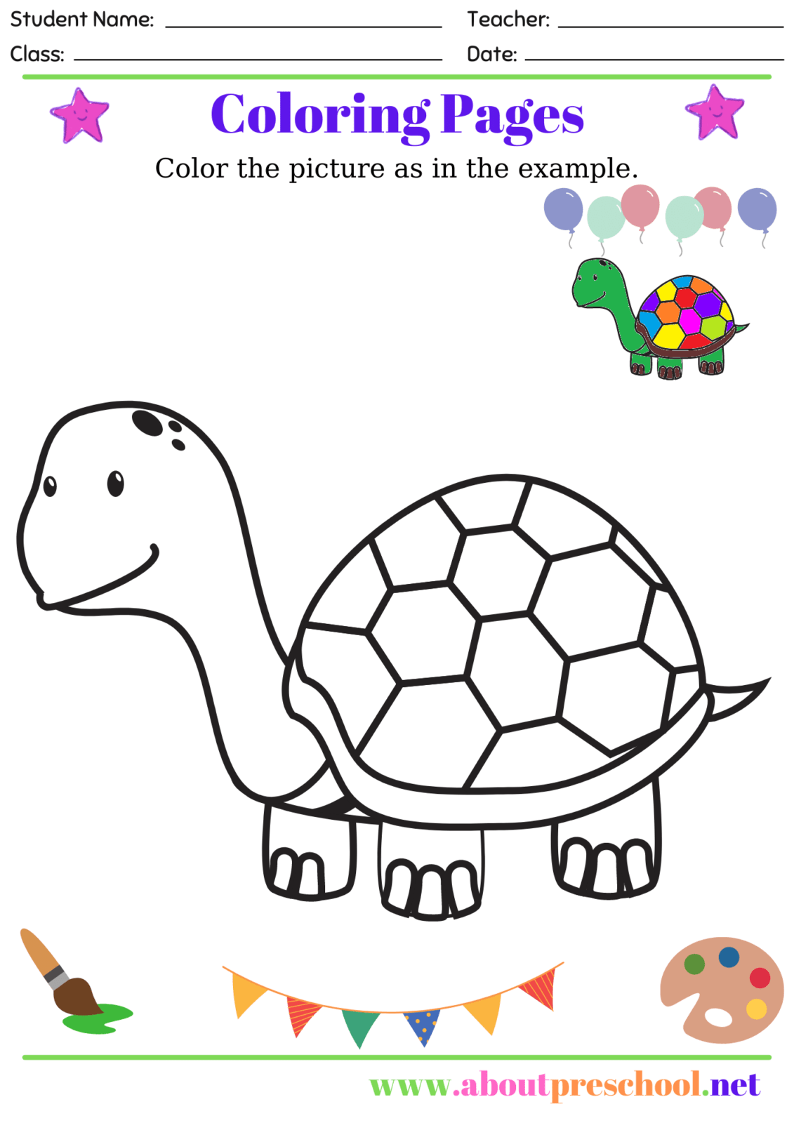 Coloring Pages 20   About Preschool