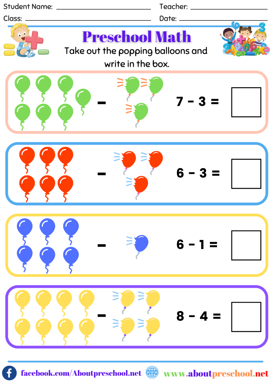 Kindergarten Math18 About Preschool