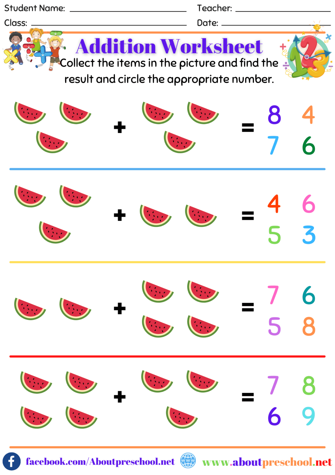 Kindergarten Math – 24