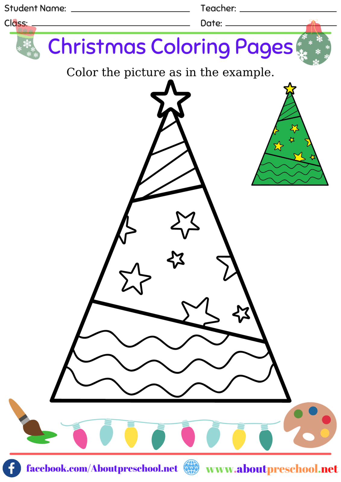 Christmas Coloring Pages 10