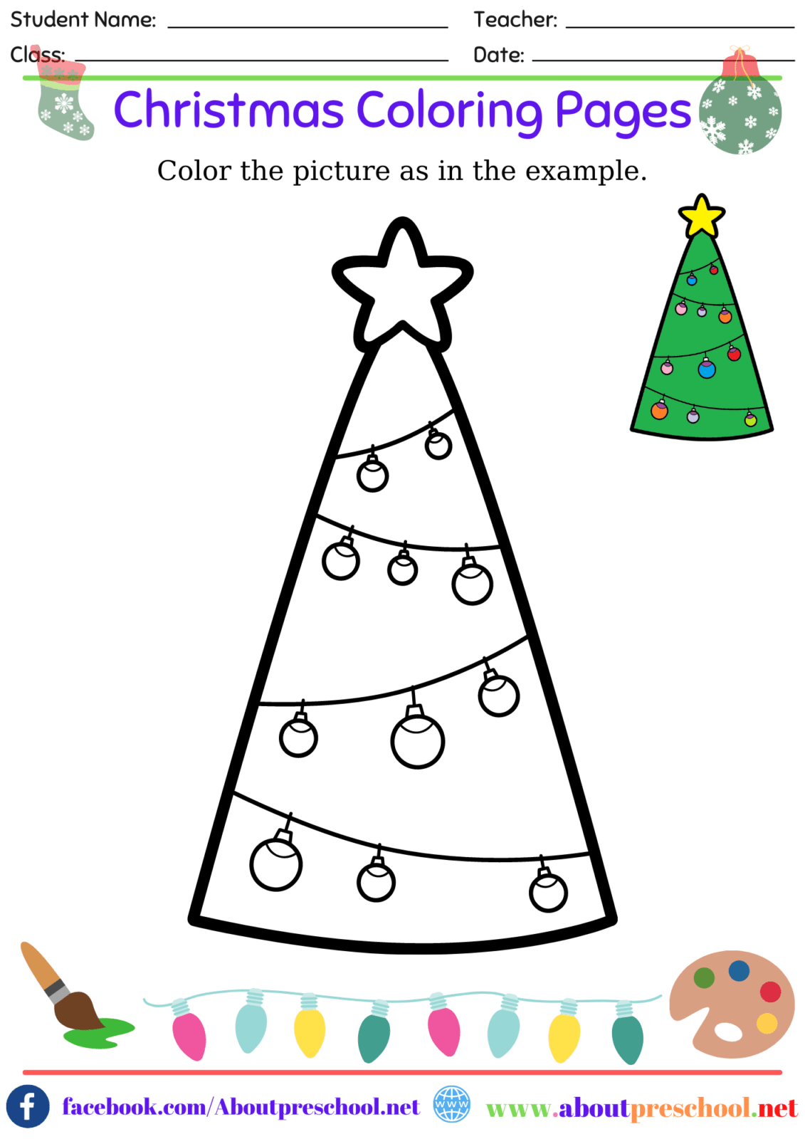 Christmas Coloring Pages 11