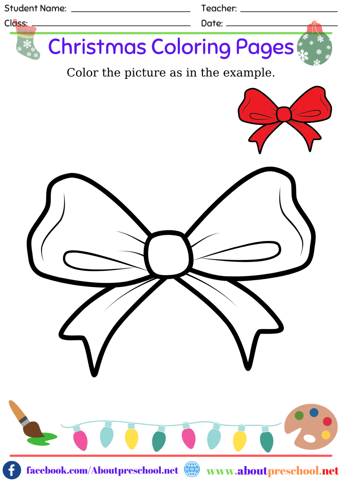 Christmas Coloring Pages 3
