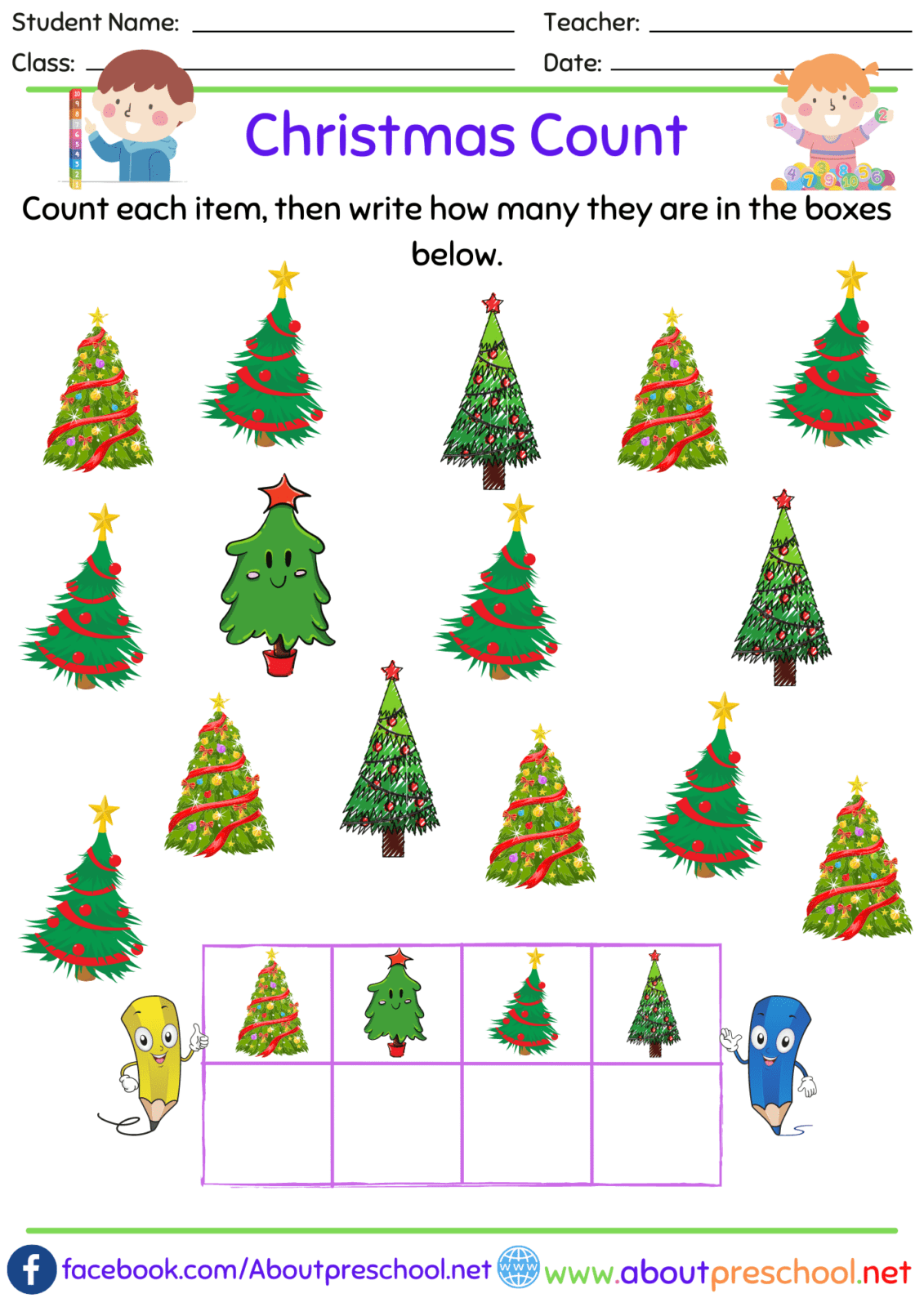 Christmas Counting Activities 4