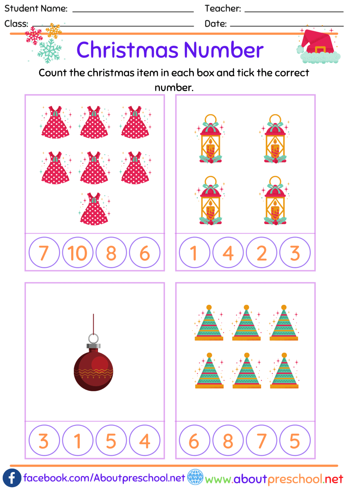 Kindergarten Christmas Number-3