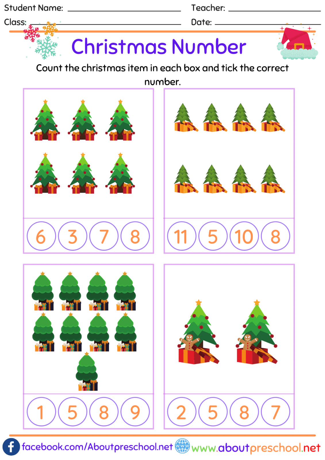 Kindergarten Christmas Number-6