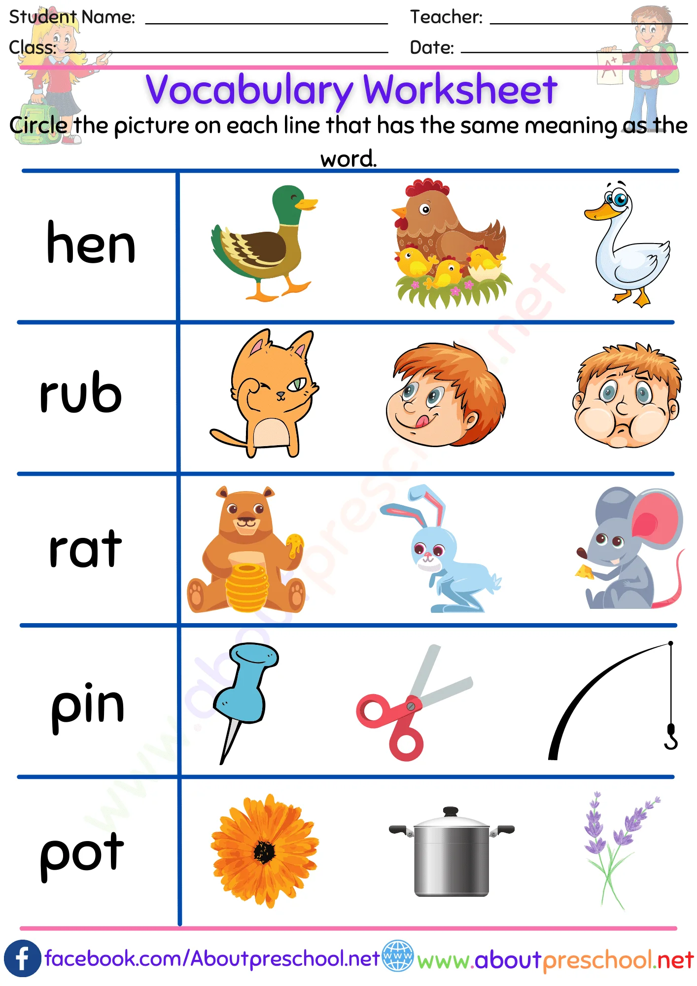 Vocabulary Worksheet-12 5 Vocabulary Worksheet