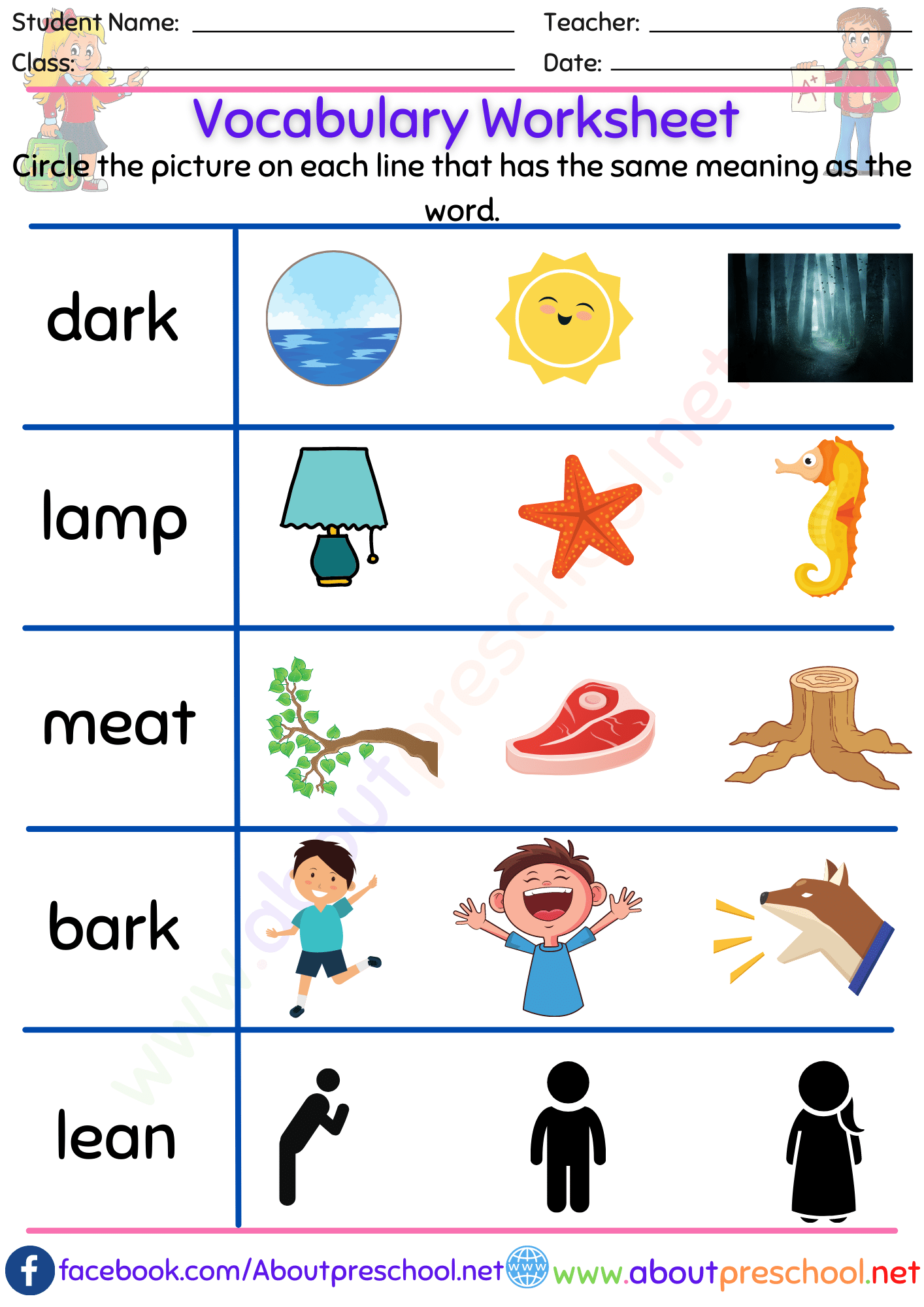 Vocabulary Worksheet-15