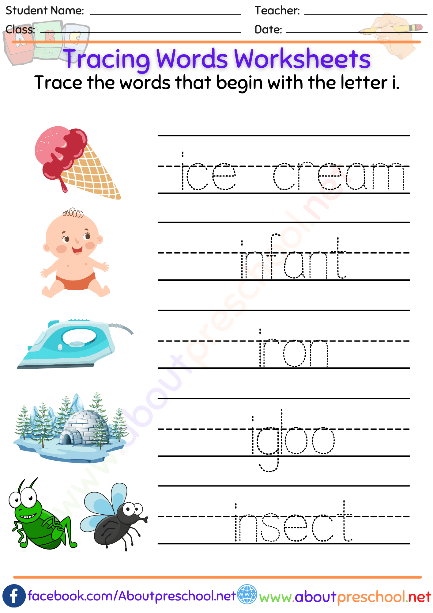 tracing-words-worksheets-i-about-preschool