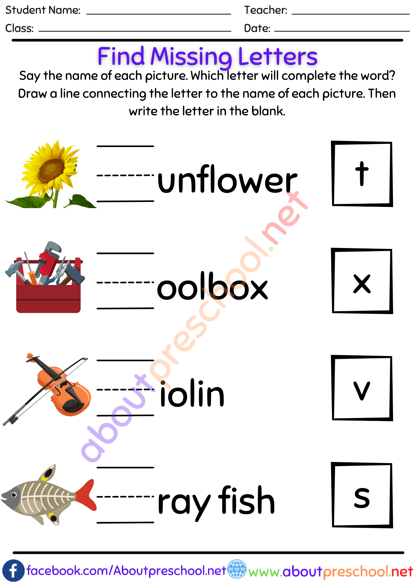 Find Missing Letters-13