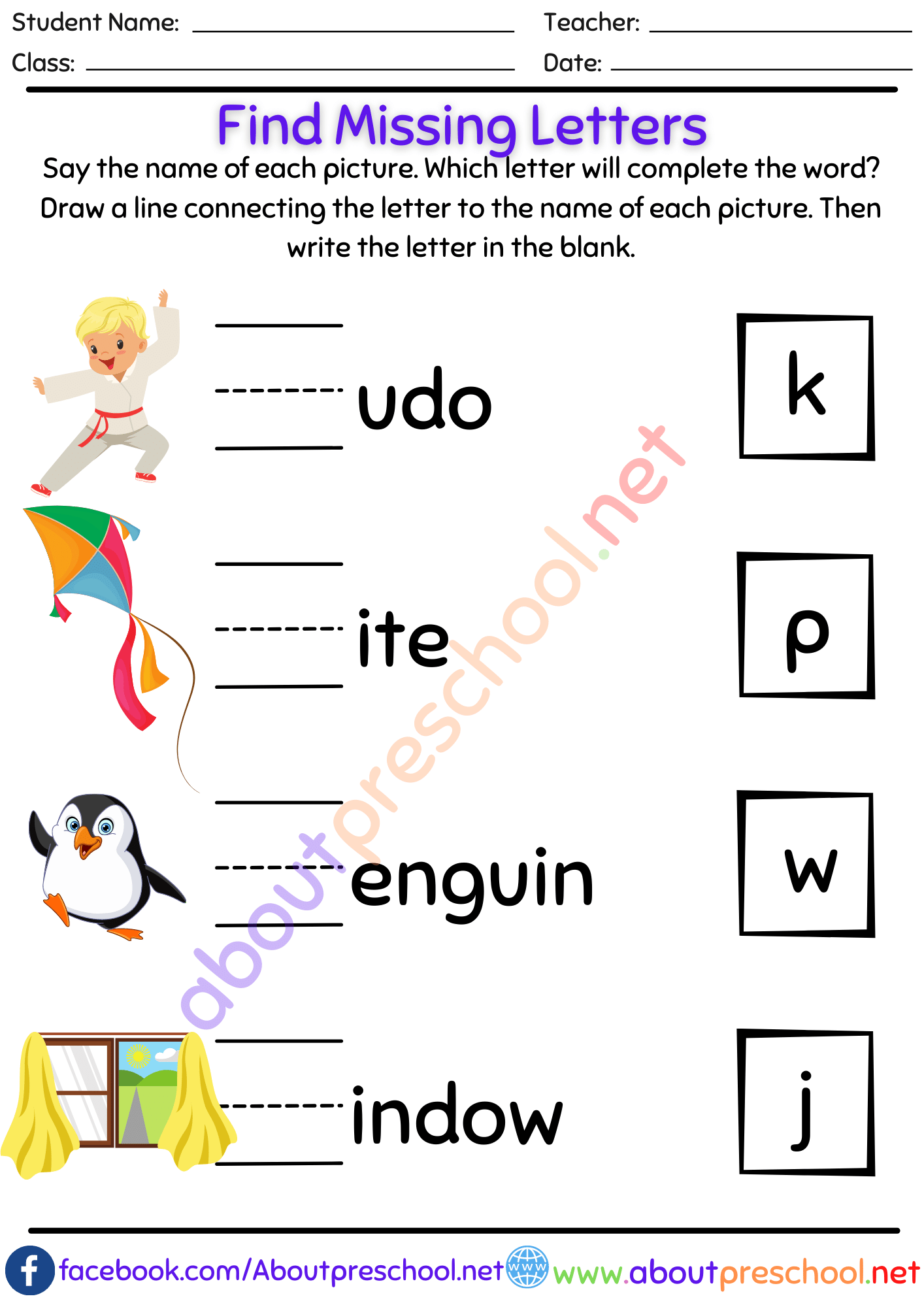 Find Missing Letters-19