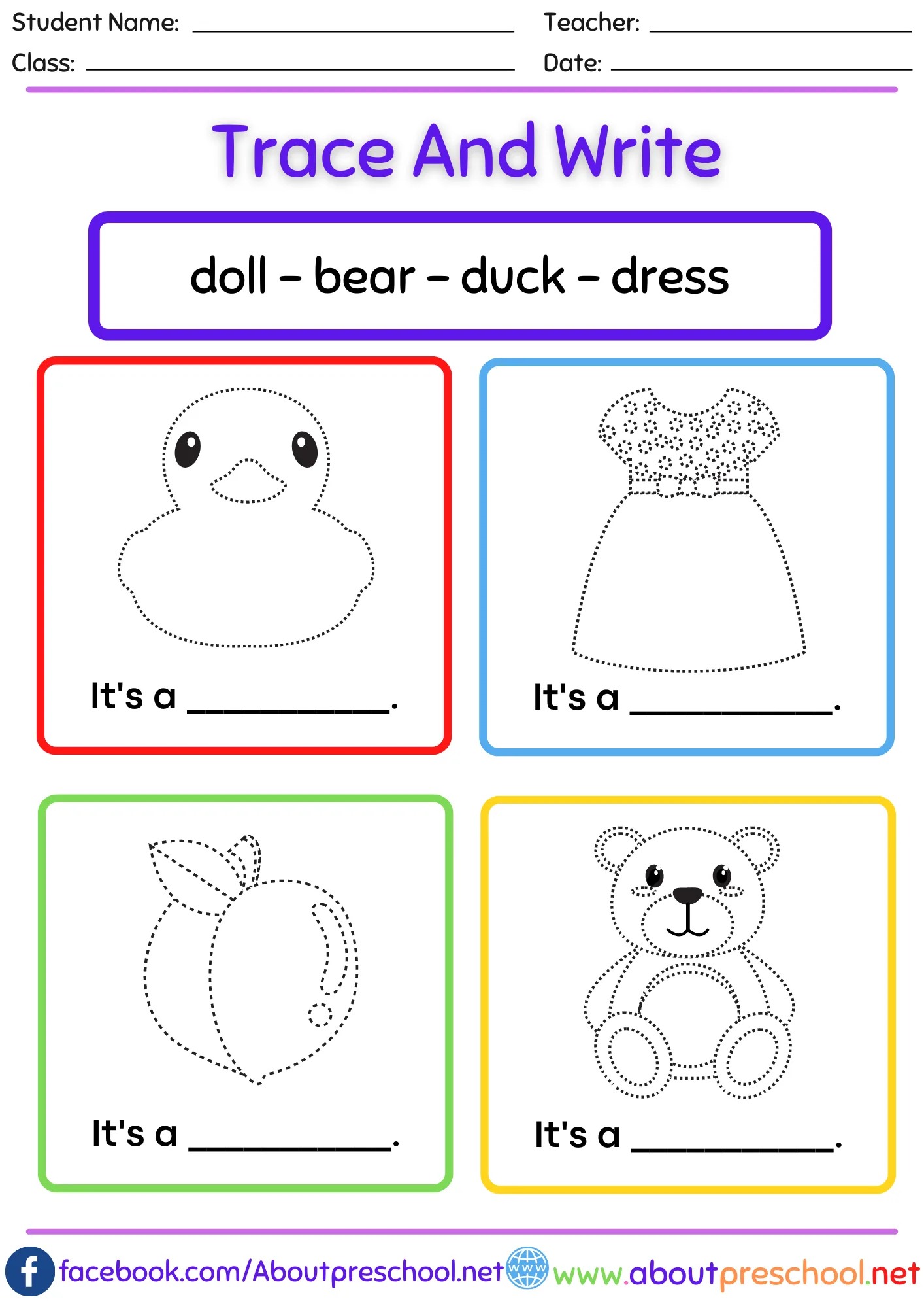 Trace and Write Worksheets 9 5 Trace and Write Worksheets