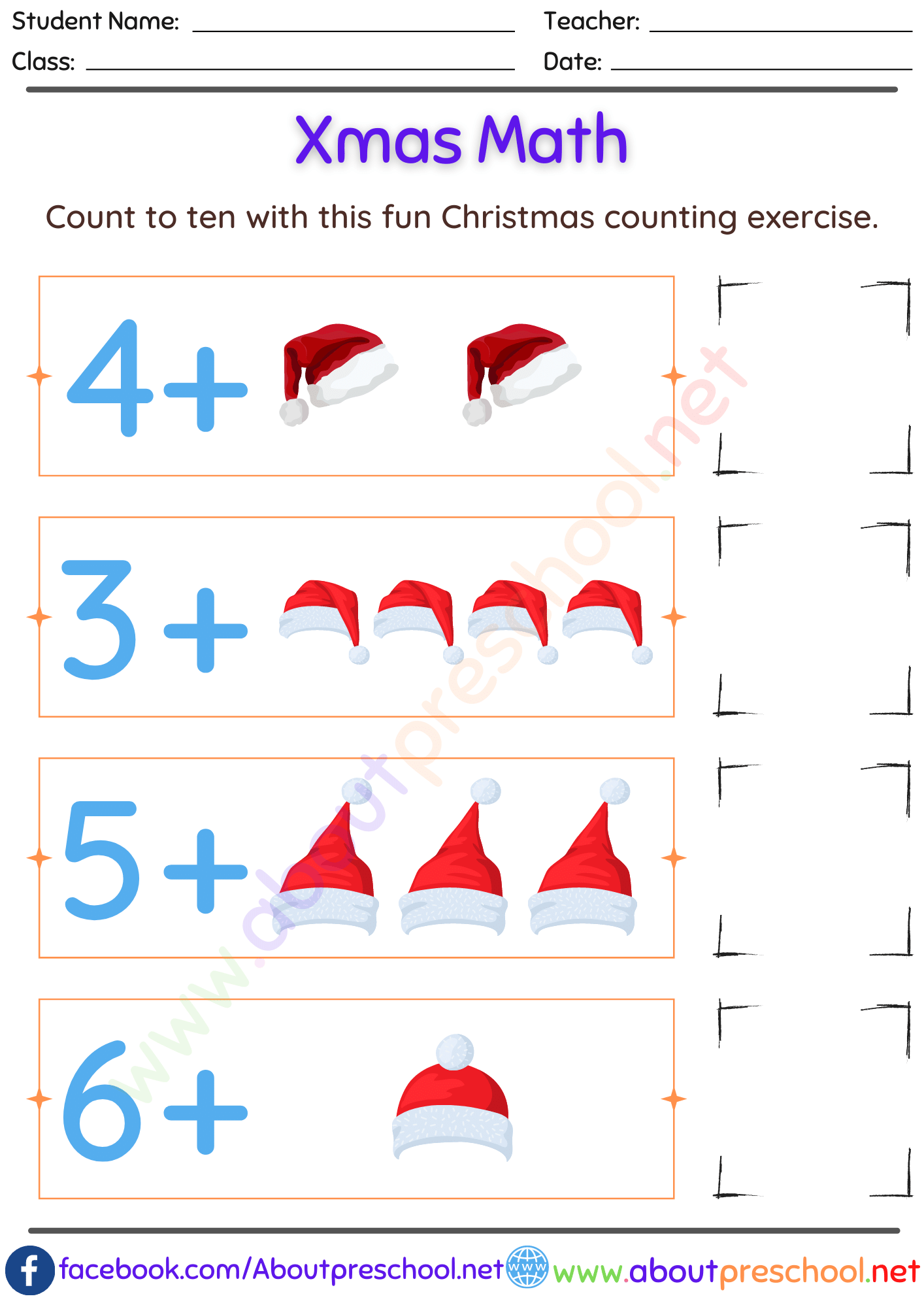 Christmas Math Worksheets-3