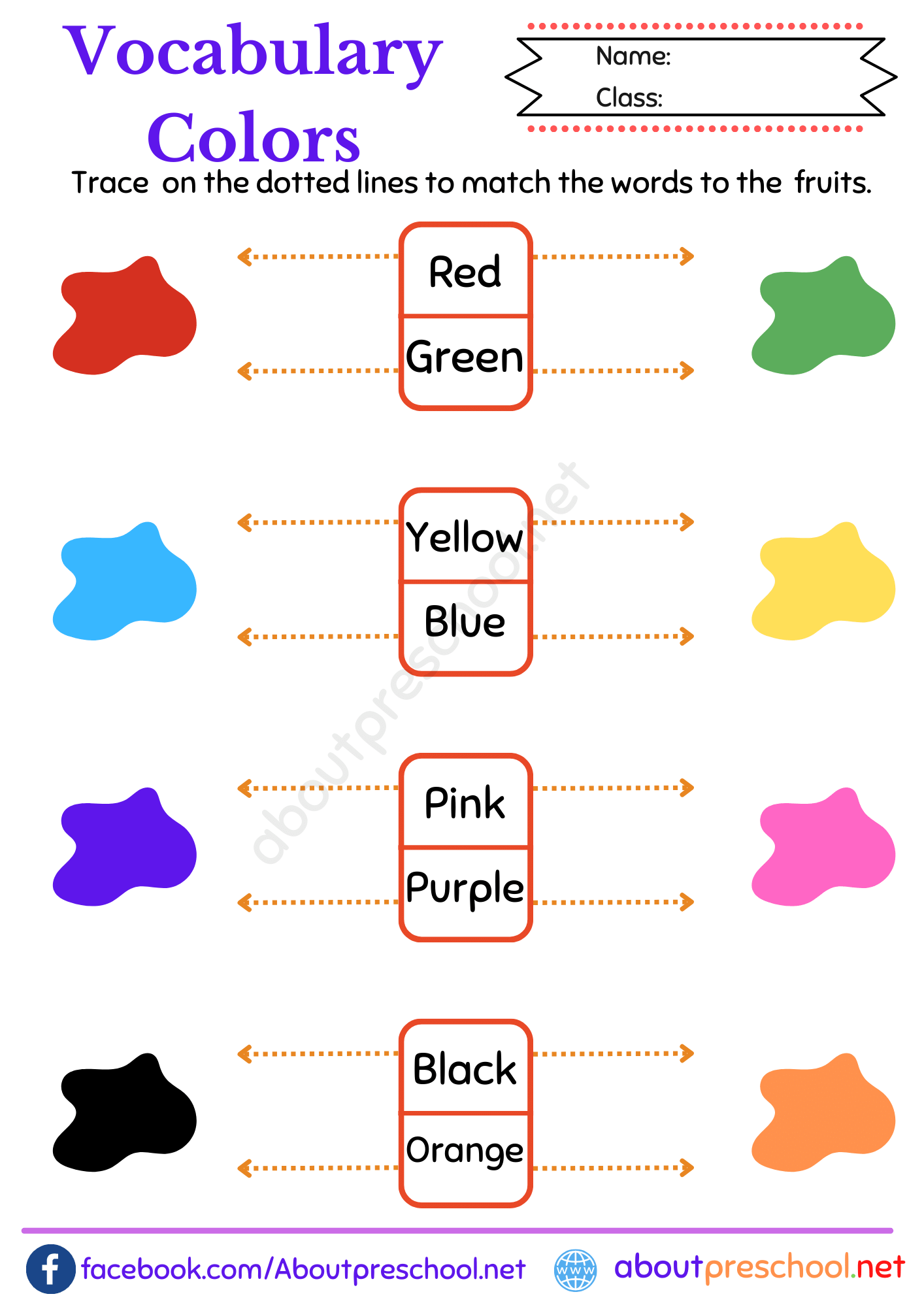 Kindergarten Vocabulary Worksheets For Kids 12