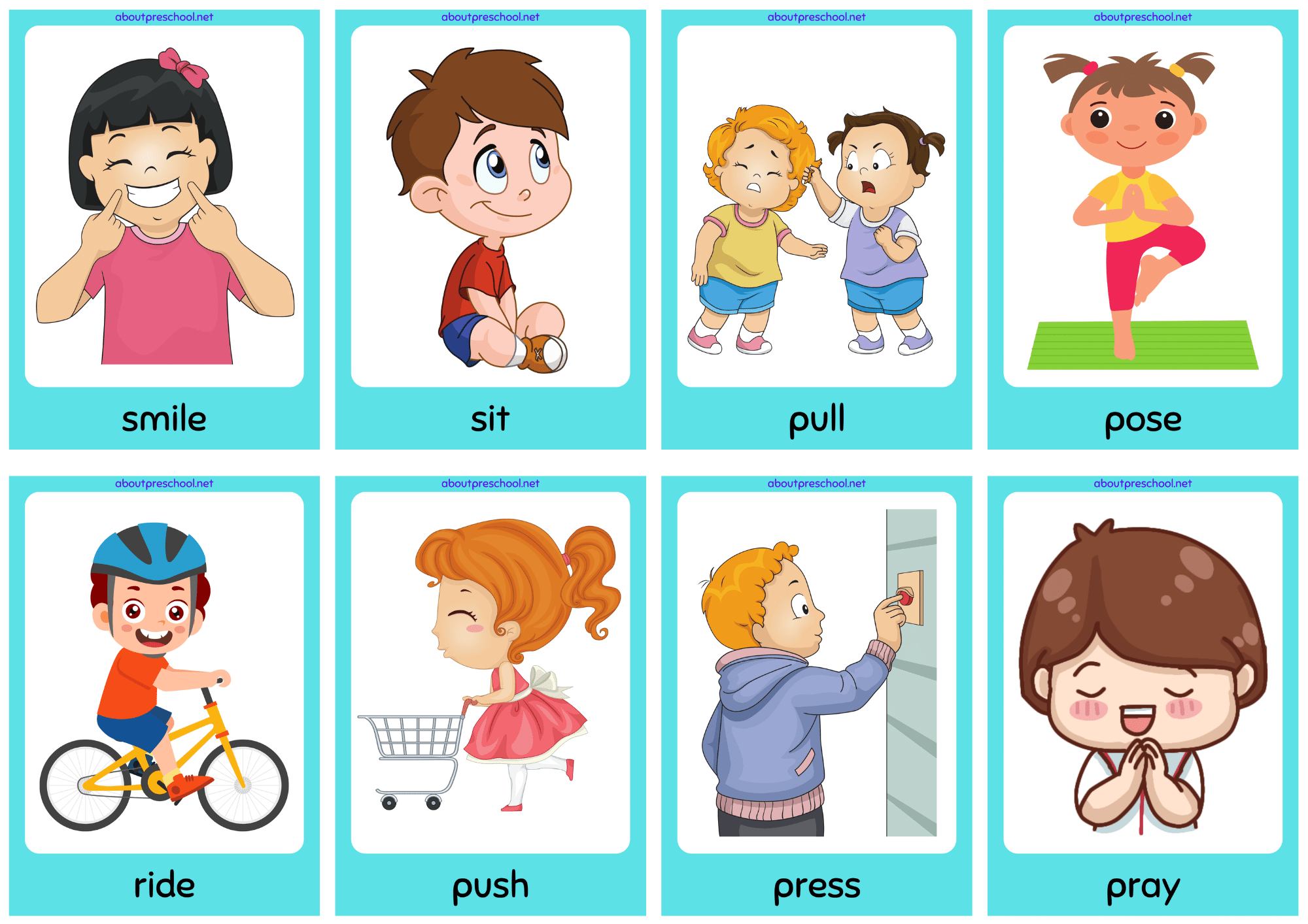 Action Verbs Flashacards 5