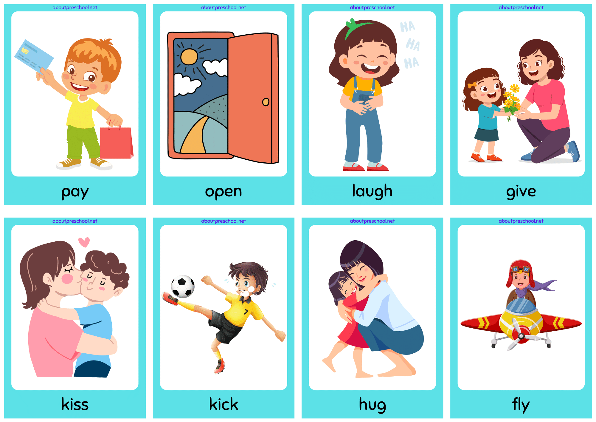 Action Verbs Flashacards 6