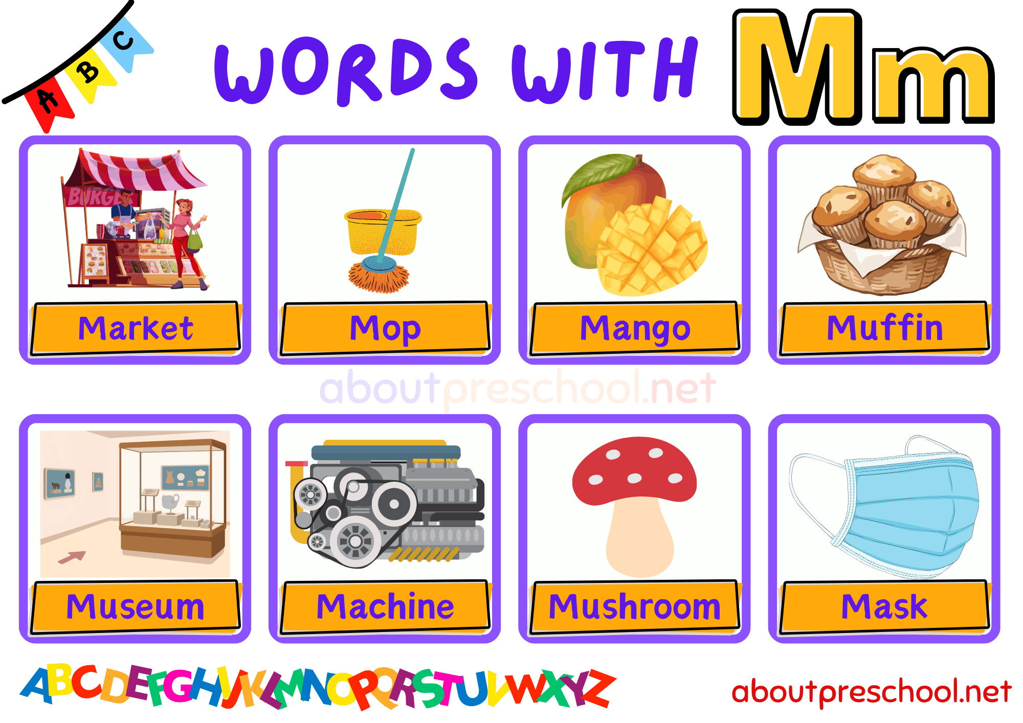Words that start with Letter M