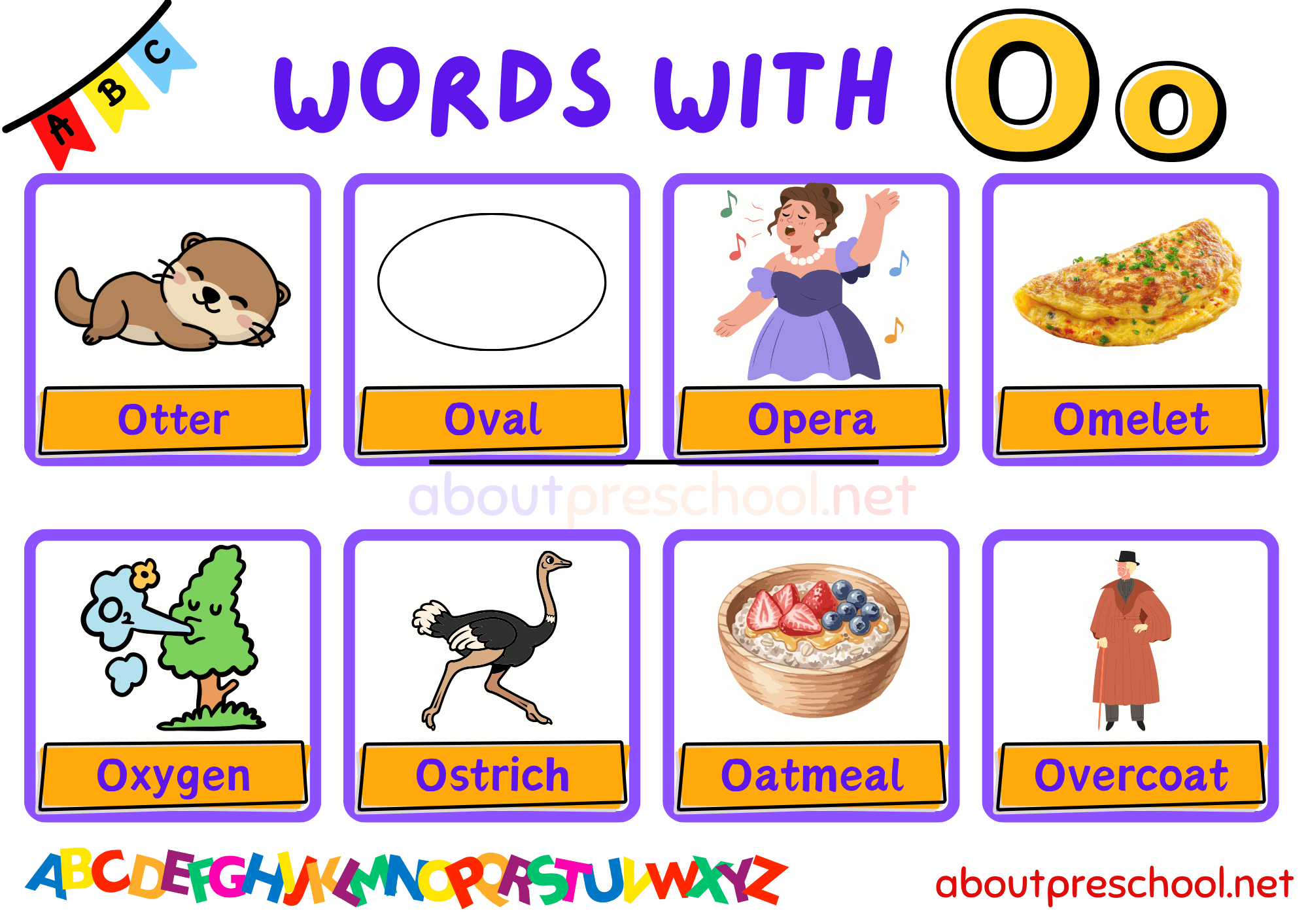 Words that start with Letter O