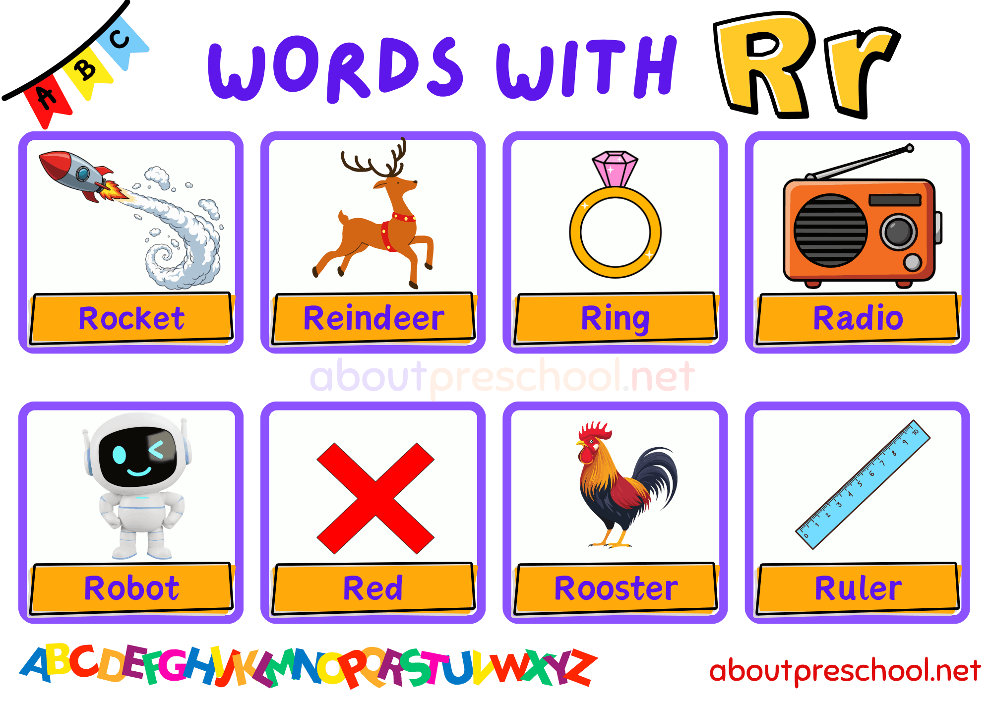 Words that start with Letter R